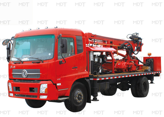 400mm Bore Dia รถบรรทุกแบบพกพาติดตั้งแท่นขุดเจาะบ่อน้ำอเนกประสงค์