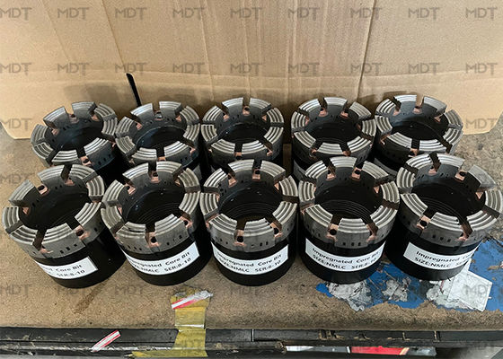 คุณภาพ  ISO9001 Standard NMLC BMLC NMLC HMLC Impregnated Diamond Core Bits For Granite โรงงาน