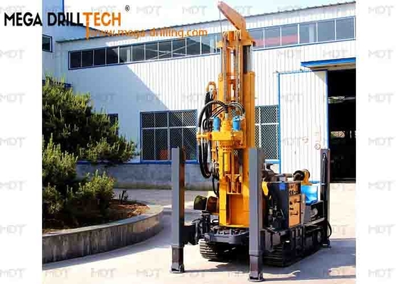 MDT300 Crawler Borehole Drilling Rig Well Drilling Rig 300 Meter อันทรงพลัง