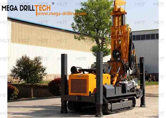 MDT300 Crawler Borehole Drilling Rig Well Drilling Rig 300 Meter อันทรงพลัง