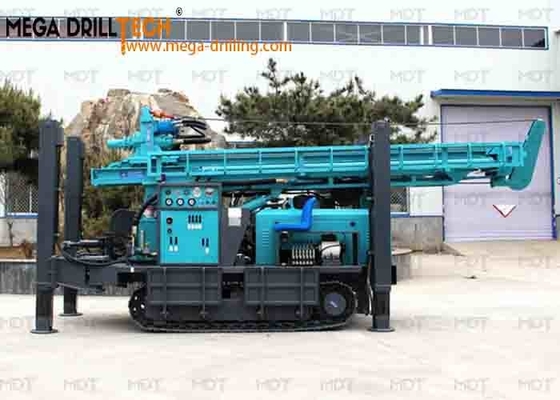 350m Steel Crawler Pneumatic Water Borehole Drilling Rig DTH Air Drilling