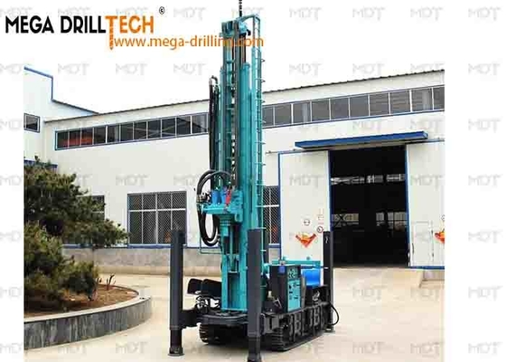 350m Steel Crawler Pneumatic Water Borehole Drilling Rig DTH Air Drilling