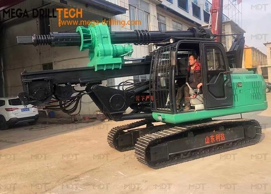 เครื่องเจาะ Micropile ท่อเจาะ 20 ม. 88KW / 2400r / นาที