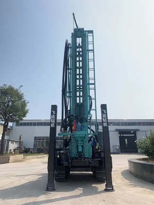 ปั๊มน้ํามันไฮดรอลิก เครื่องเจาะบ่อน้ําด้วยเครื่องยนต์ Yuchai 75KW