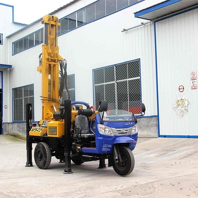 เครื่องยกน้ํากระบอกสองตัว เครื่องเจาะบ่อน้ํา รุ่น Crawler ความลึก 200 เมตร