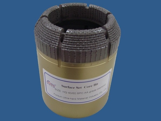 มัลติฟังก์ชั่น Diamond Core Bits ที่ผ่านการรับรอง ISO9001 สำหรับฮาร์ดร็อค