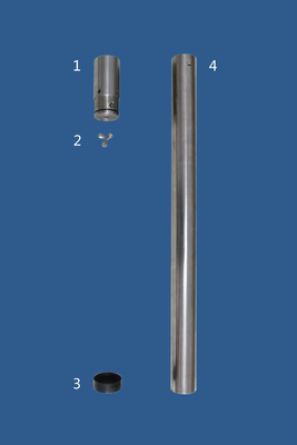 2 นิ้วเจาะผนังบาง Core Barrel Shelby Tube Piston Sampler