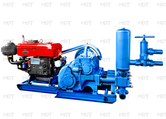 ปั๊มสูบน้ำคอนกรีตแบบลูกสูบแนวนอน Double Acting Piston Pump