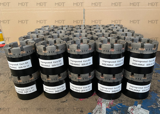 NMLC Impregnated Diamond Core Bits สำหรับการตรวจสอบดิน