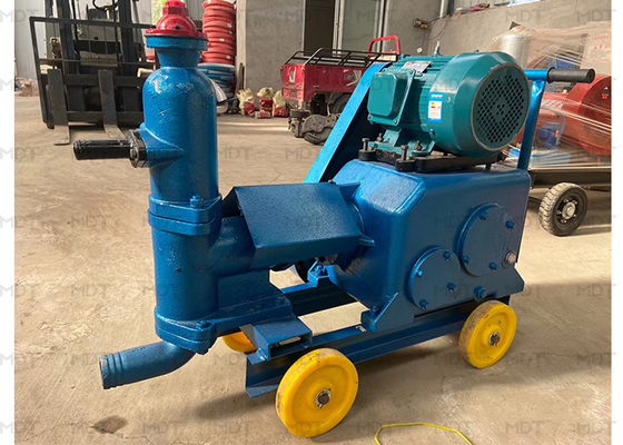 6000l / H 5.5kw ไฟฟ้าซีเมนต์ Grouting ปั๊มแบบพกพาสีฟ้า