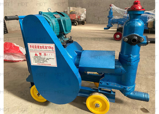 6000l / H 5.5kw ไฟฟ้าซีเมนต์ Grouting ปั๊มแบบพกพาสีฟ้า