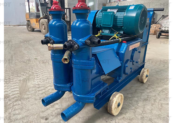 6000l / H 5.5kw ไฟฟ้าซีเมนต์ Grouting ปั๊มแบบพกพาสีฟ้า