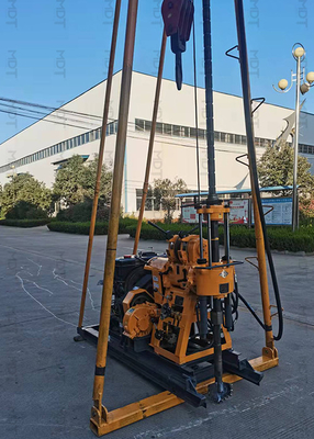 การทดสอบดินทางการเกษตร SPT Drill Rig Machine เครื่องเจาะรูน้ำ
