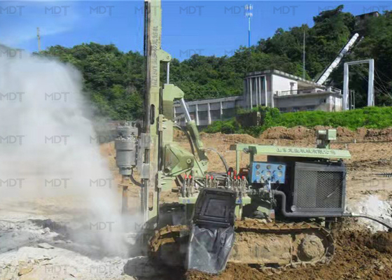 เครื่องเจาะเสาเข็มเจาะตีนตะขาบไฮดรอลิก 300 มม. เส้นผ่านศูนย์กลาง