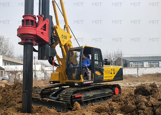 แท่นขุดเจาะโรตารี่ไฮดรอลิกความลึก 30 เมตร 86KW สำหรับมูลนิธิ