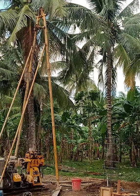 แท่นขุดเจาะสำรวจดินแท่นขุดเจาะน้ำมันทดสอบเครื่องเจาะ 42KW Engine