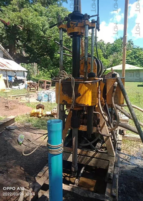แท่นขุดเจาะสำรวจดินแท่นขุดเจาะน้ำมันทดสอบเครื่องเจาะ 42KW Engine