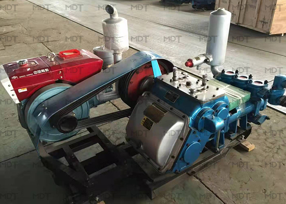 ปั๊มสูบน้ำคอนกรีตแบบลูกสูบแนวนอน Double Acting Piston Pump
