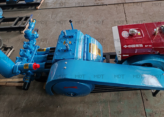 ปั๊มสูบน้ำคอนกรีตแบบลูกสูบแนวนอน Double Acting Piston Pump