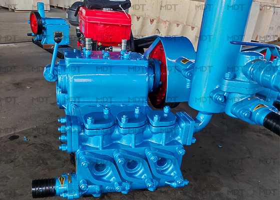 ปั๊มสูบน้ำคอนกรีตแบบลูกสูบแนวนอน Double Acting Piston Pump