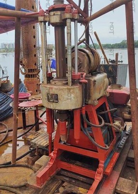 เครื่องเจาะรูลึกแรงยกสูงสุด 100kN พร้อมความเร็วโรตารี 0-120r / นาที